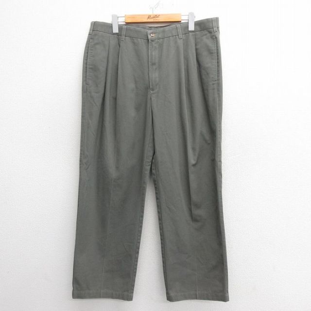 【50%OFF】バンヒューセン パンツ グリーン W37 | 古着