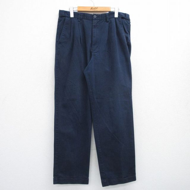 ピューリタン 00s パンツ ネイビー W35 | 古着
