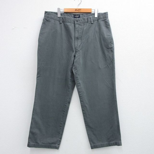 【20%OFF】W38★古着 ドッカーズ パンツ メンズ コットン グレー 25jun04 中古 ボトムス ロング