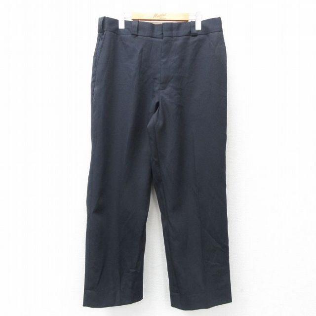 W36 ロングパンツ ネイビー W36 | 古着