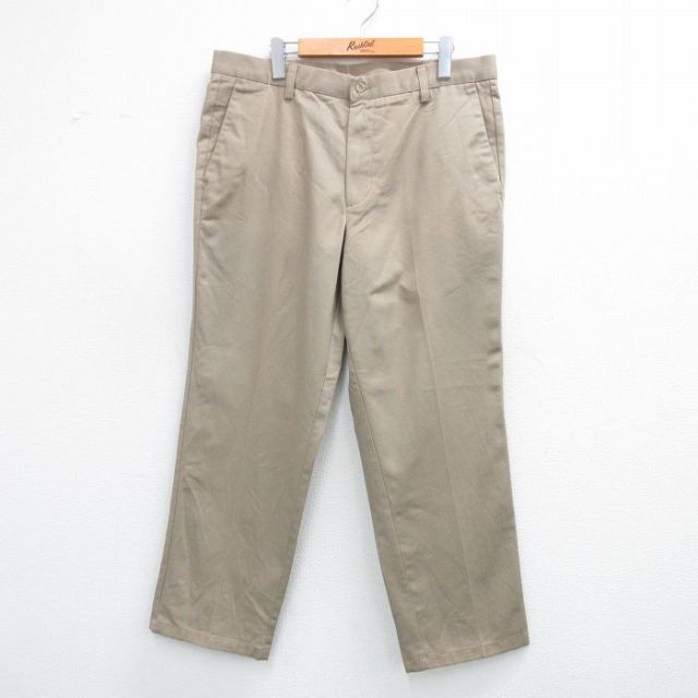【20%OFF】W36★古着 ドッカーズ パンツ メンズ コットン ベージュ カーキ 25jun12 中古 ボトムス ロング