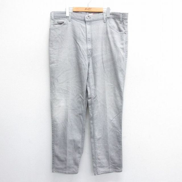 【20%OFF】W44★古着 リーバイス Levis 540 ジーンズ メンズ 90年代 90s 大きいサイズ USA製 グレー デニム 【spe】 25jun16 中古 ボトムス ジーパン Gパン ロング パンツ