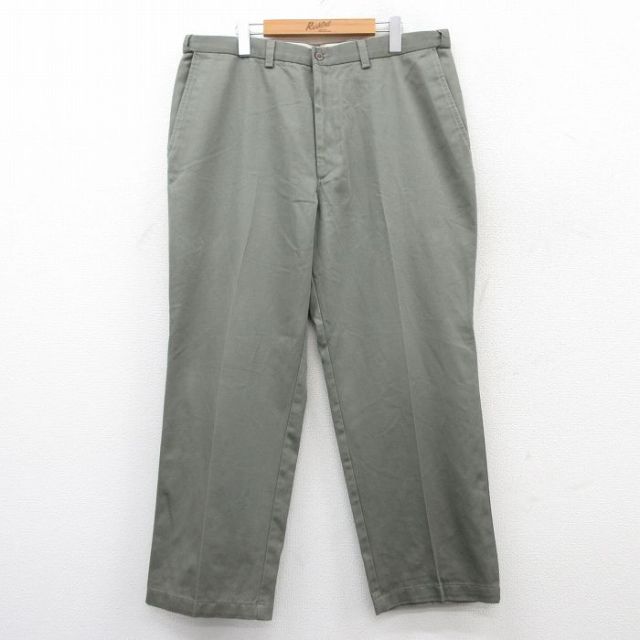 HAGGAR パンツ グリーン W37 | 古着