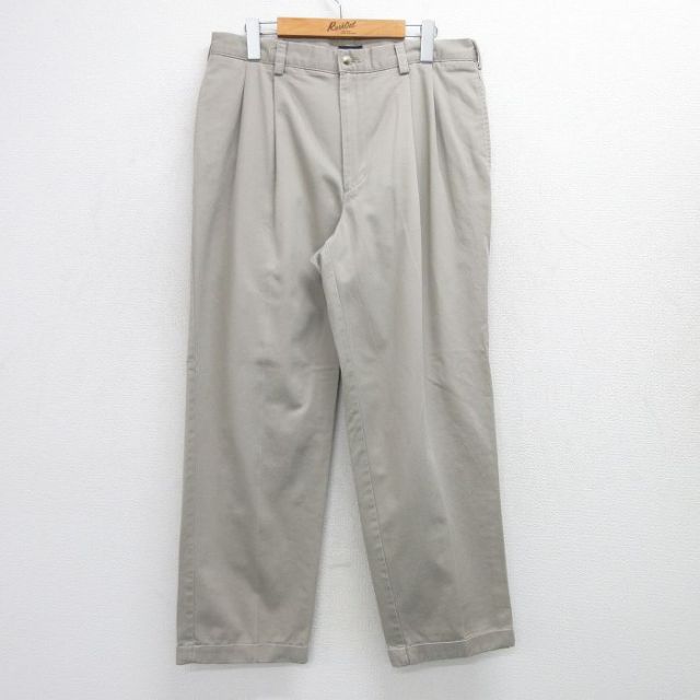 IZOD パンツ ベージュ W34 | 古着