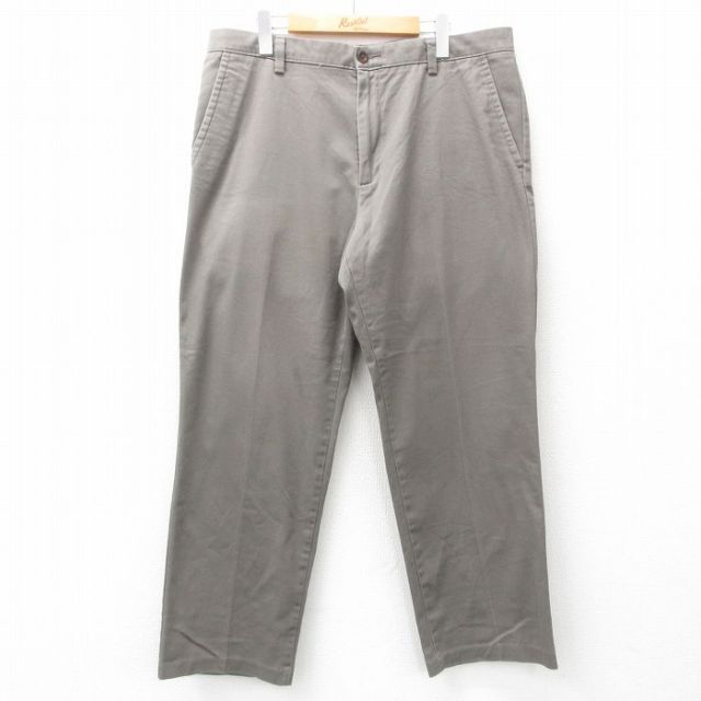 W36★古着 ドッカーズ パンツ メンズ ベージュ カーキ 25jun21 中古 ボトムス ロング