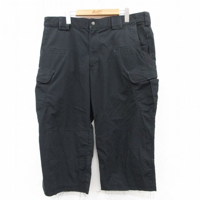 【50%OFF】5.11 カーゴパンツ リップストップ ブラック W38 | 古着