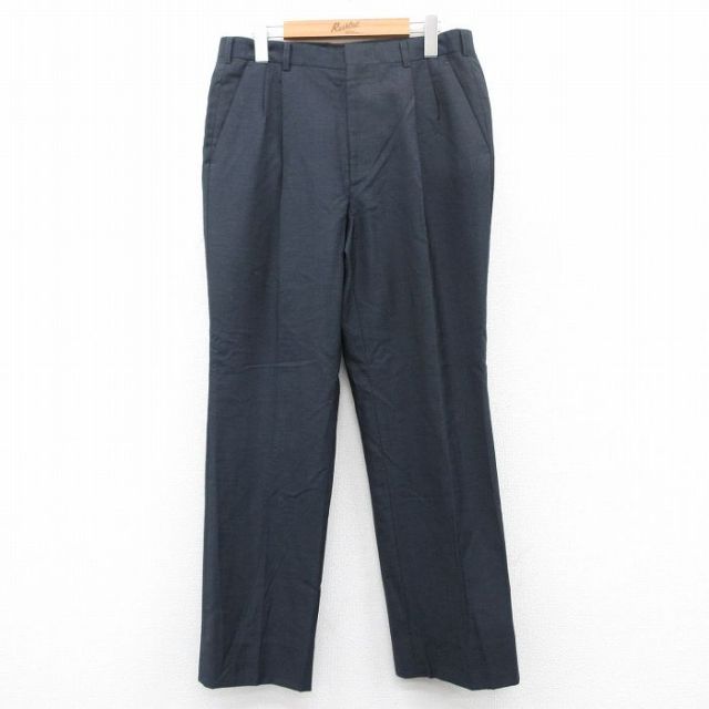 古着通販 W32☆古着 ジバンシー スラックス パンツ メンズ 濃グレー