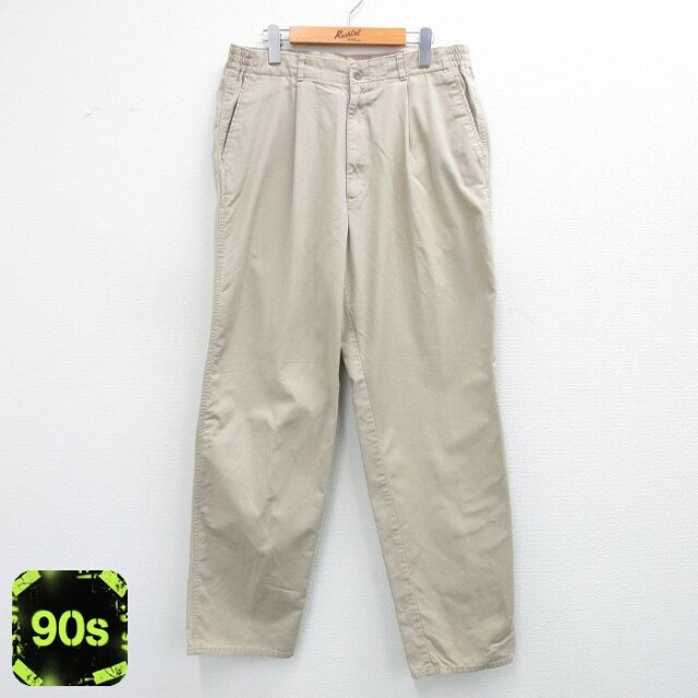 【50%OFF】ドッカーズ 90s パンツ ベージュ W36 | 古着