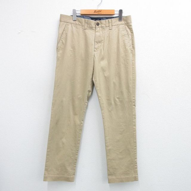 トミーヒルフィガー パンツ ベージュ W33 | 古着