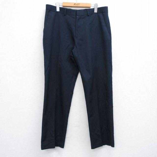 W36★古着 ドッカーズ パンツ メンズ 紺 ネイビー 25jul10 中古 ボトムス ロング