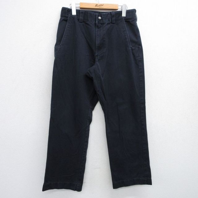 W32★古着 5.11 タクティカル パンツ メンズ コットン 紺 ネイビー 25jul10 中古 ボトムス ロング