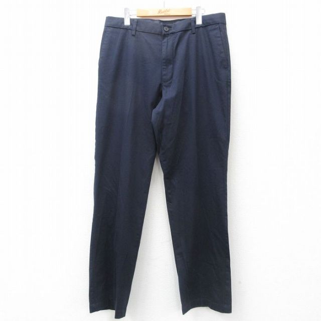 ドッカーズ パンツ ワンポイント ネイビー W36 | 古着