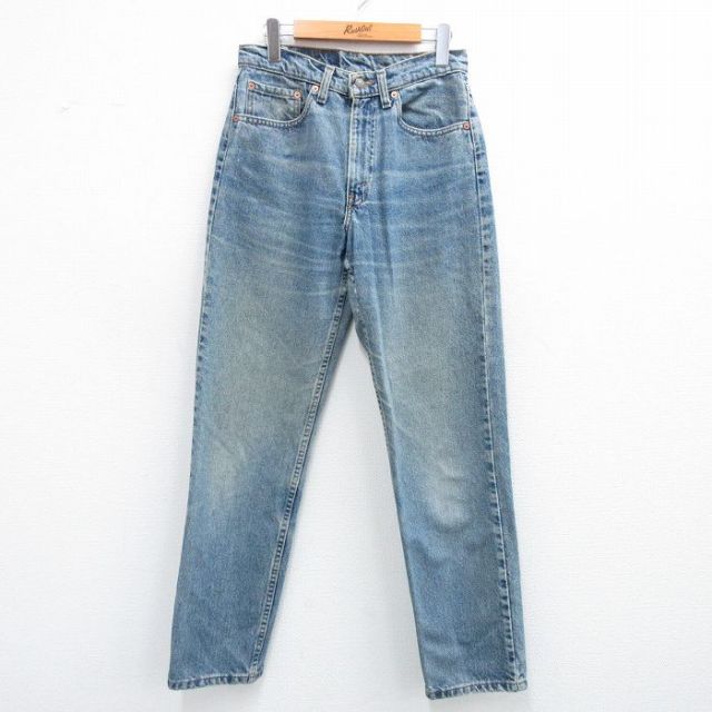 【50%OFF】リーバイス555 90s ジーンズ ヒゲ ネイビー W29 | 古着