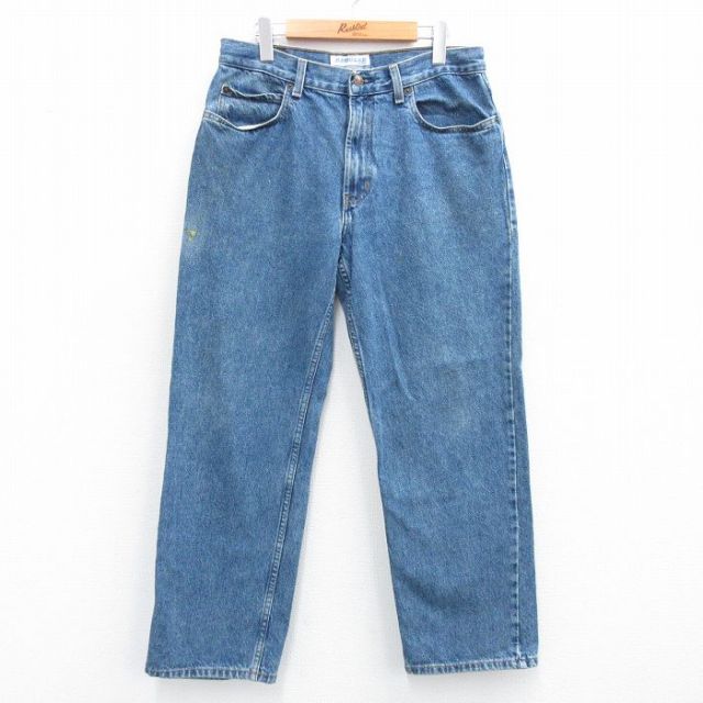 【20%OFF】W33★古着 オールドネイビー OLD NAVY ジーンズ メンズ コットン 紺 ネイビー デニム 25jul10 中古 ボトムス ジーパン Gパン ロング パンツ
