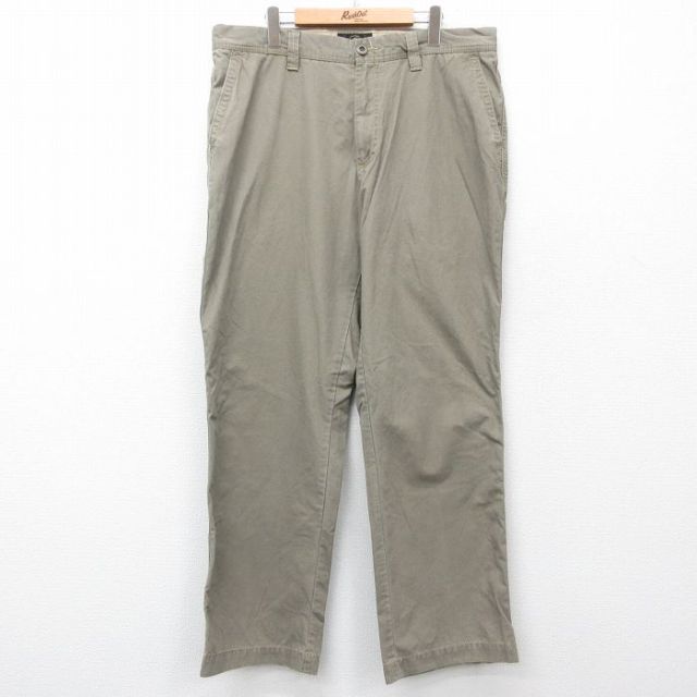 【50%OFF】W38★古着 レッドヘッド パンツ メンズ 00年代 00s コットン 濃ベージュ カーキ 25jul11 中古 ボトムス ロング