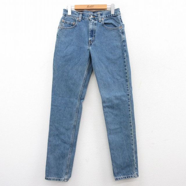 【50%OFF】W30★古着 リーバイス Levis 512 ジーンズ メンズ 00年代 00s コットン 紺 ネイビー デニム 【spe】 25jul29 中古 ボトムス ジーパン Gパン ロング パンツ