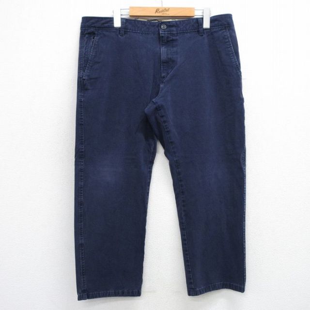 W36★古着 ドッカーズ パンツ メンズ 紺 ネイビー 25jul30 中古 ボトムス ロング