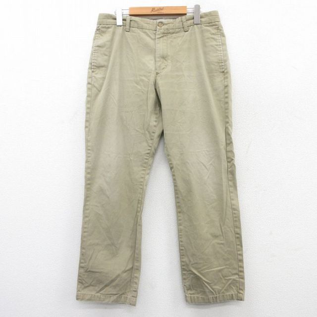 USED USA古着 ベージュ リネンパンツ バナナリパブリック vintage 古着 00年代 バナナリパブリック BANANA REPUBLIC ツータック
