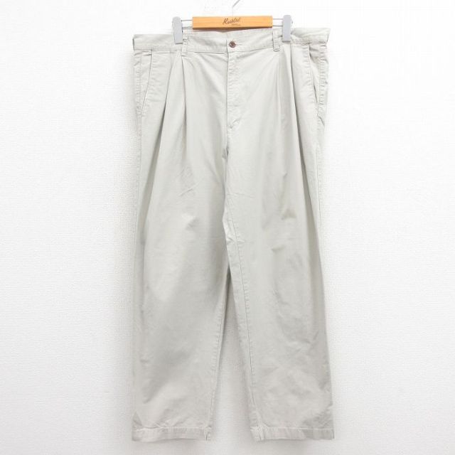 W38★古着 ドッカーズ パンツ メンズ 00年代 00s コットン ベージュ カーキ 25aug18 中古 ボトムス ロング