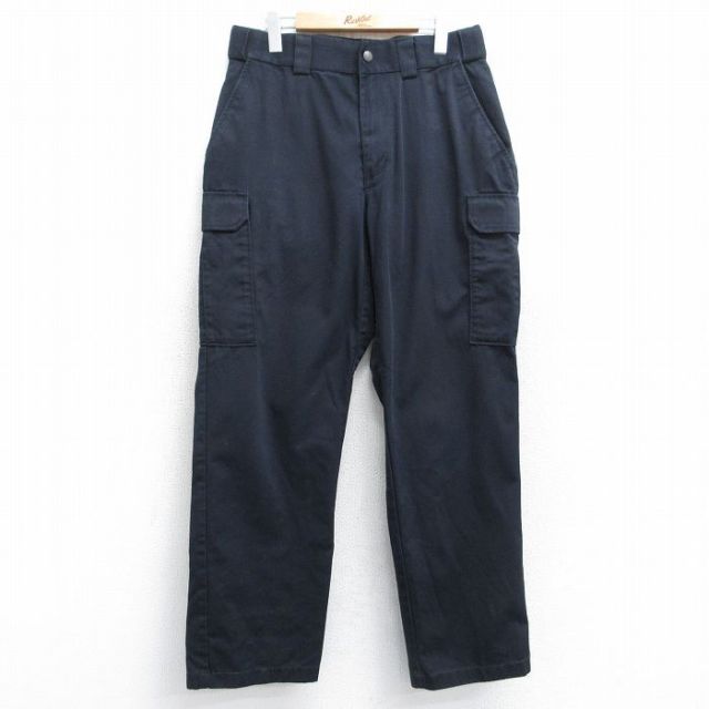 W32★古着 5.11 タクティカル カーゴ パンツ メンズ 濃紺 ネイビー 25aug30 中古 ボトムス ロング
