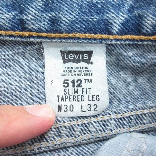 古着通販 W29☆古着 リーバイス Levis 512 ジーンズ メンズ 00年代 00s
