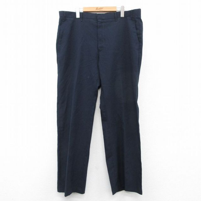 W38★古着 リーバイス Levis アクション スラックス パンツ メンズ 80年代 80s スタプレ タロン 紺 ネイビー 【spe】 25sep09 中古 ボトムス ロング