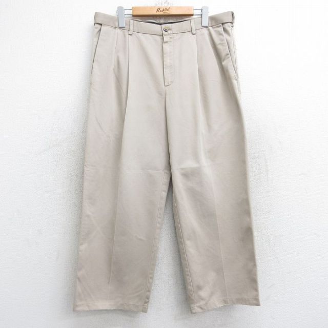 HAGGAR パンツ ベージュ W36 | 古着