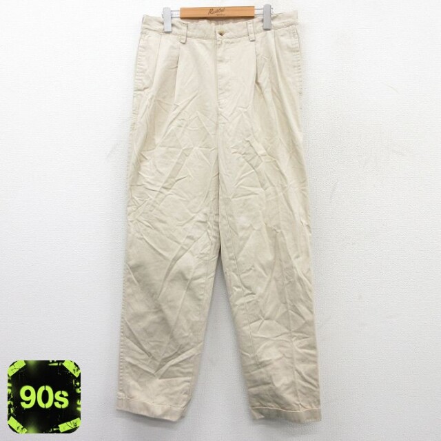 【50%OFF】ノーティカ 90s パンツ カーキ W34 | 古着