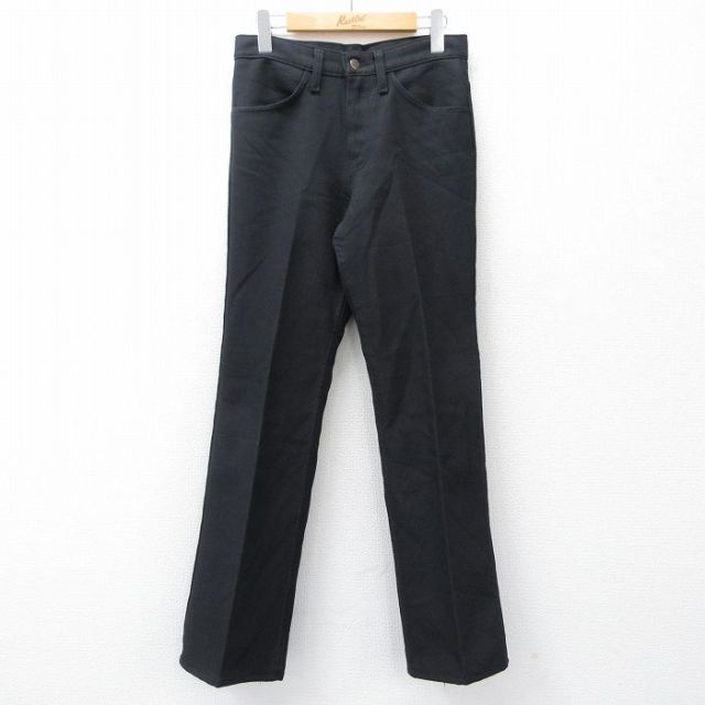 W29★古着 リーバイス Levis パンツ メンズ 80年代 80s USA製 黒 ブラック 【spe】 25sep16 中古 ボトムス ロング