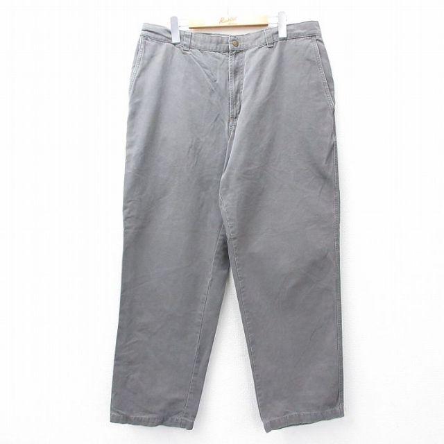 W37★古着 コロンビア COLUMBIA パンツ メンズ 00年代 00s ダック地 グレー 25sep16 中古 ボトムス ロング