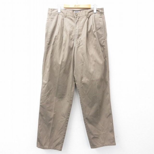 【50%OFF】ロング パンツ ブラウン W34 | 古着