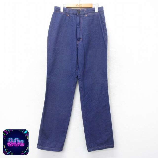 【50%OFF】80s ジーンズ ネイビー W30 | 古着