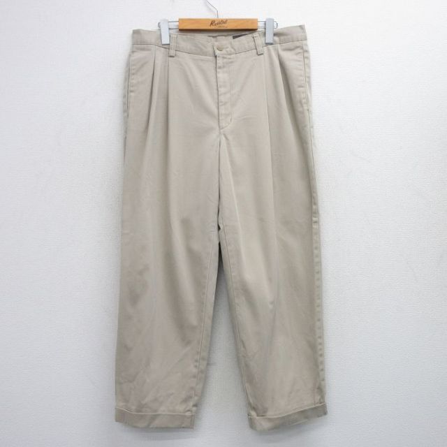 【50%OFF】エディーバウアー W35 パンツ ベージュ | 古着