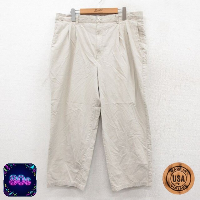 【50%OFF】パンツ 80s タロン カーキ W36 | 古着