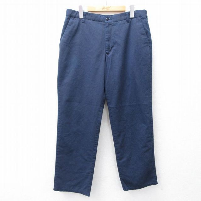 W33 ワークパンツ ネイビー | 古着