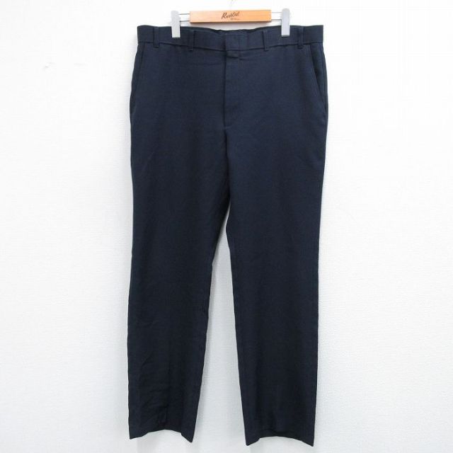 W38★古着 リーバイス Levis アクション スラックス パンツ メンズ 80年代 80s タロン 濃紺 ネイビー 【spe】 25sep29 中古 ボトムス ロング