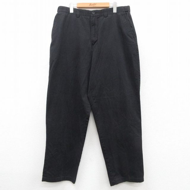 W35★古着 ピューリタン パンツ メンズ 00年代 00s 黒 ブラック 25sep30 中古 ボトムス ロング