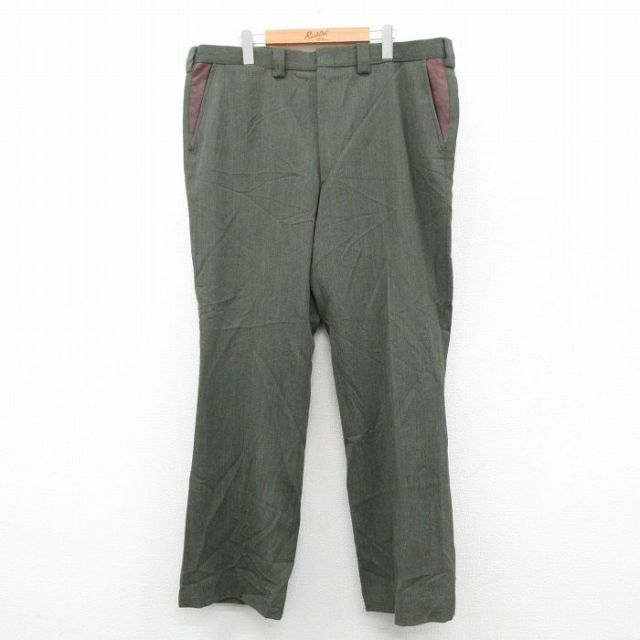 【50%OFF】エルエルビーン 80s スラックス タロン グリーン W39 | 古着