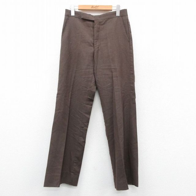 【50%OFF】シアーズ 90s スラックス ブラウン W30 | 古着