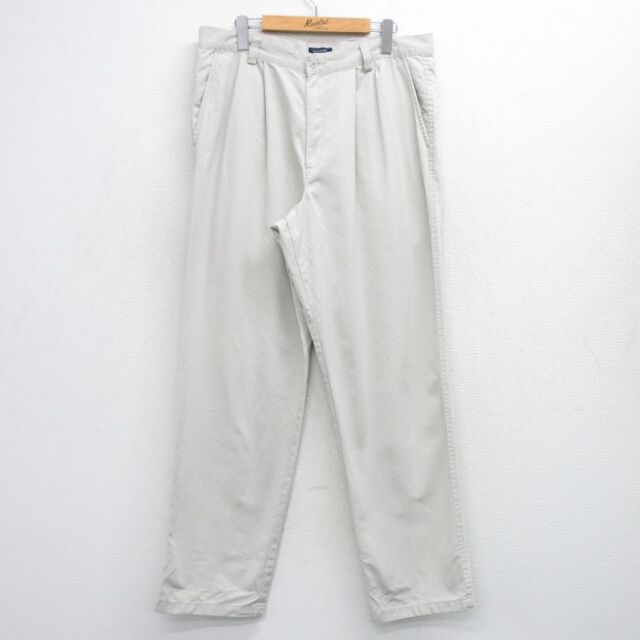 W35★古着 ドッカーズ パンツ メンズ 薄ベージュ カーキ 25oct08 中古 ボトムス ロング
