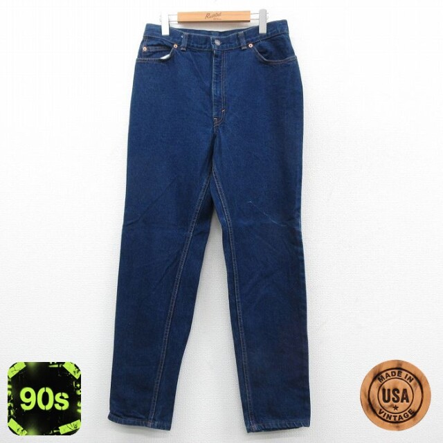 【50%OFF】リーバイス 90s ジーンズ テーパード ネイビー W30 | 古着