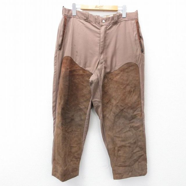 【50%OFF】10X 70s ハンティングパンツ ダブルニー ブラウン W34 | 古着
