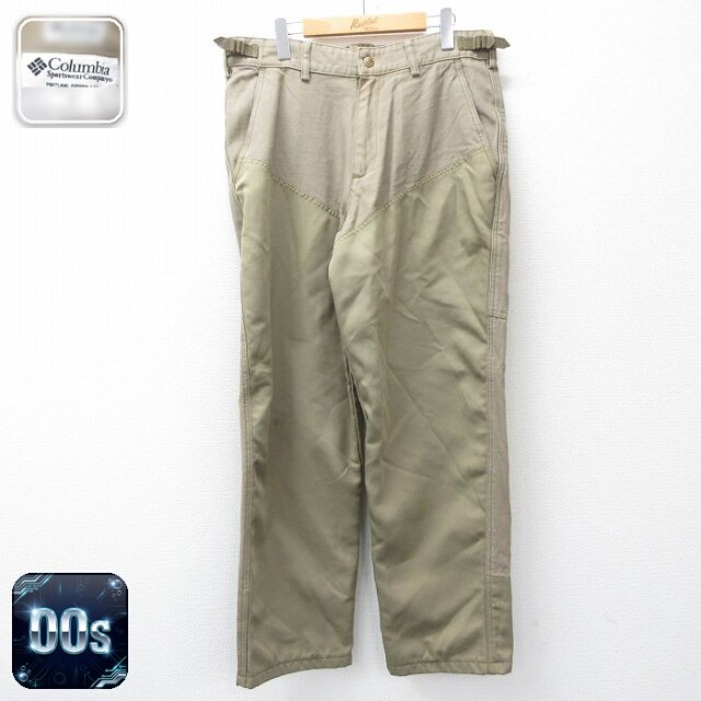 【50%OFF】コロンビア 00s ハンティングパンツ ダブルニー ベージュ W36 | 古着