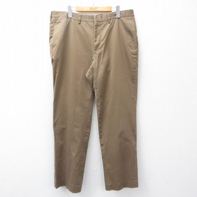 【50%OFF】ランズエンド パンツ ブラウン W38 | 古着