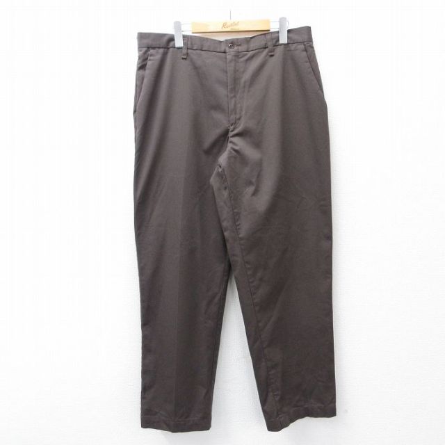 【20%OFF】W35★古着 CiNTAS ワーク パンツ メンズ こげ茶 25nov11