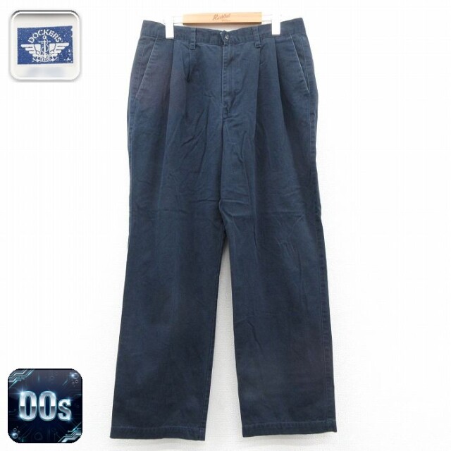 【50%OFF】ドッカーズ 00s パンツ ネイビー W33 | 古着