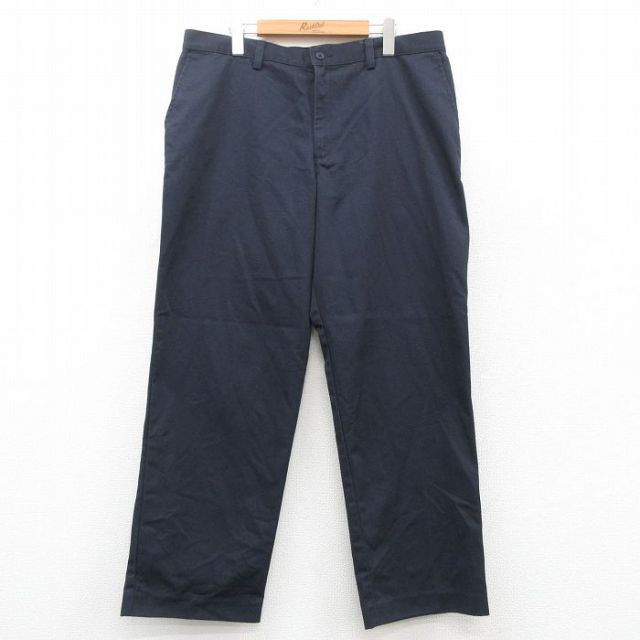 W37 パンツ ネイビー | 古着