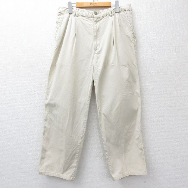 【50%OFF】ドッカーズ 90s パンツ ベージュ W34 | 古着