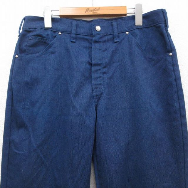 古着通販 W34☆古着 ビッグヤンク パンツ メンズ 80年代 80s フレア