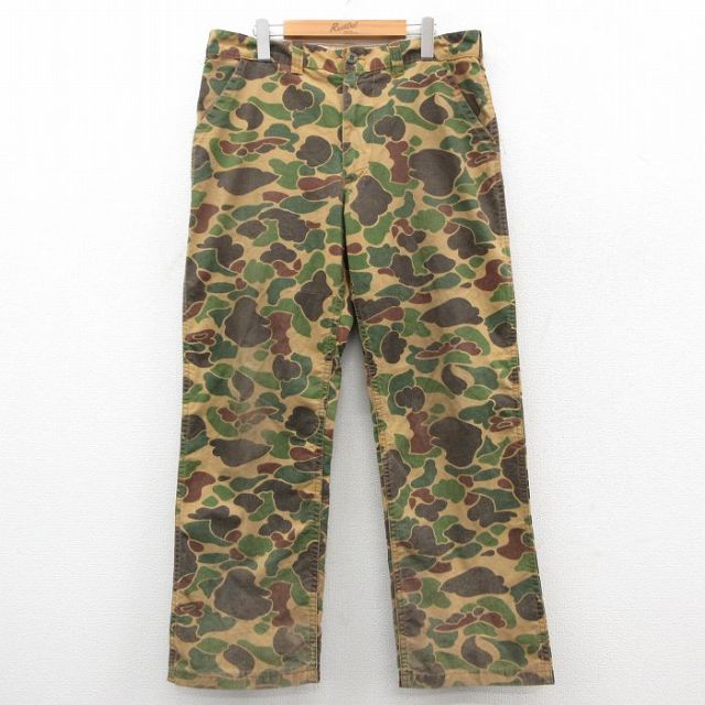 古着通販 W36☆古着 SAFTBAK ハンティング パンツ メンズ 80年代 80s